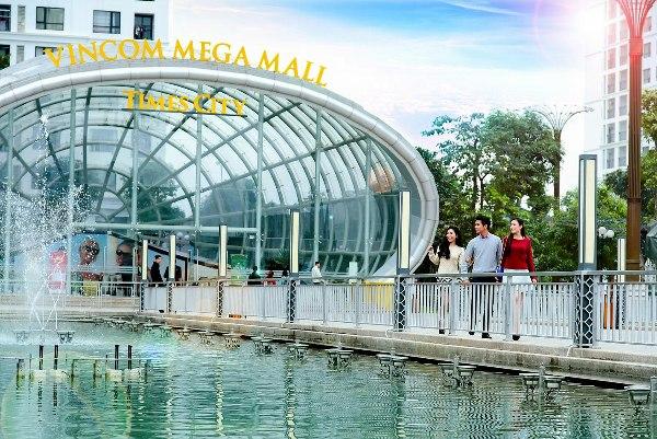 Trung tâm thương mại Vincom Mega Mall Times City mở cửa từ 9:30 - 22:00 các ngày trong tuần