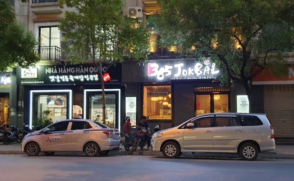 Nhà hàng Hàn Quốc nằm xung quanh khu căn hộ Vinhomes Skylake
