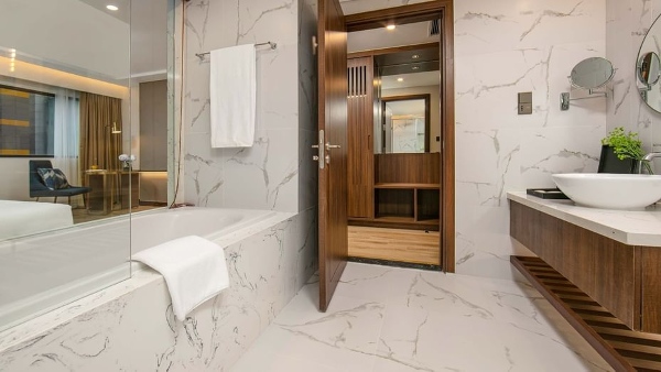 Phòng tắm của căn hộ Premium Deluxe