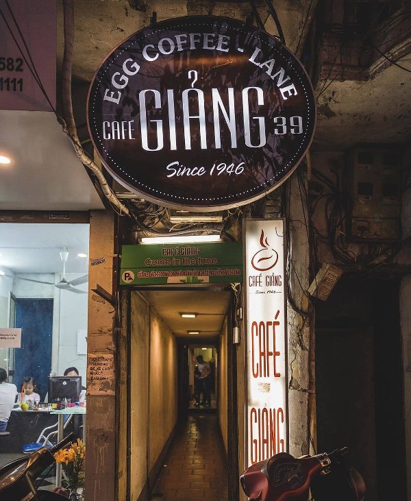 Quán cafe ở Hà Nội - Cafe Giảng