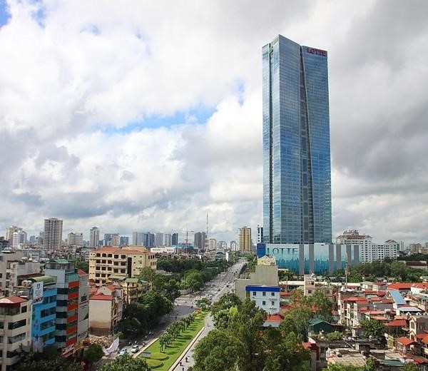 Lotte Center is a shopping place in Hanoi that is rated as having the best service in Vietnam